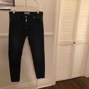 Free people Skinny black jean
